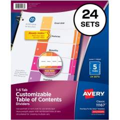 Avery Ready Index Customizable TOC Dividers (11167)