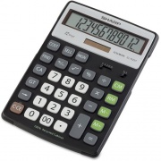 Sharp EL-R297BBK 12-Digit Extra Large Desktop Calculator