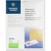 Business Source 2" Fluorescent Color Laser Labels (26142)