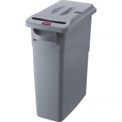 Rubbermaid Commercial Slim Jim 16-gallon Document Container (9W25LGY)