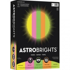 Astrobrights Color Paper - "Neon" 5-Color Assortment (20270)