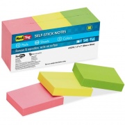 Redi-Tag Self-Stick Recycled Neon Notes (23701)