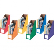Bankers Box 4" Magazine File Holders - Assorted, 6pk (3381901)