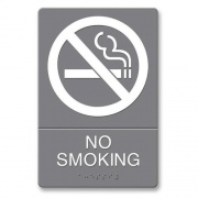 Headline ADA Plastic No Smoking Sign (4813)