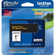 Brother P-touch TZe 1" Laminated Tape Cartridge (TZE354)