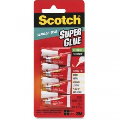 Scotch Super Glue Gel - 0.05 grams Single-Use Tubes (AD119)