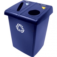 Rubbermaid Commercial Glutton 2 Stream Recycling Station (1792339)