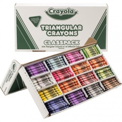 Crayola Triangular Anti-roll Crayons (528039)