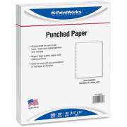 PrintWorks Professional 11-Hole Velobind Pre-Punched Paper for Presentations & Reports