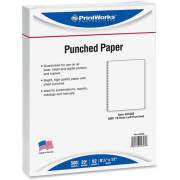 Paris Corporation Printworks 19-Hole Punched Laser, Inkjet Copy & Multipurpose Paper - White (04328)