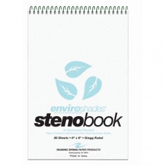 Roaring Spring Enviroshades Recycled Spiral Steno Memo Book (12284)