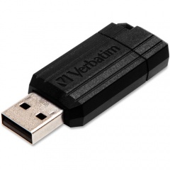 Verbatim 16GB Pinstripe USB Flash Drive - Black (49063)