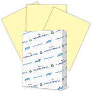 Hammermill Paper for Copy 8.5x11 Laser, Inkjet Colored Paper - Canary - Recycled - 30% Recycled Content (104307)