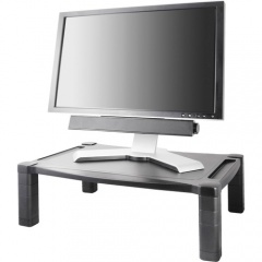 Kantek Extra Wide Adjustable Monitor Laptop Stand 20inx13in Single (MS500)