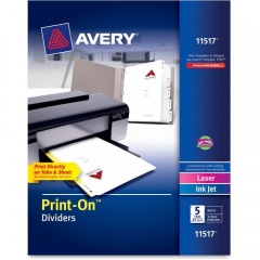 Avery Customizable Print-On Dividers (11517)