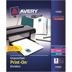 Avery Unpunched Print-On Dividers (11553)