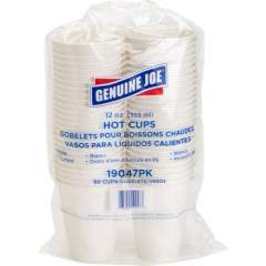 Genuine Joe Lined Disposable Hot Cups (19047PK)