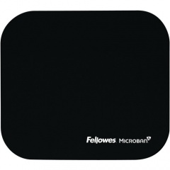 Fellowes Microban Mouse Pad - Black (5933901)
