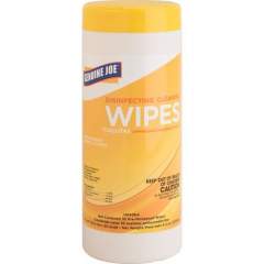 Genuine Joe Lemon Scent Disinfecting Cleaning Wipes (14140EA)