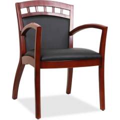Lorell Crowning Accent Wood Guest Chair (20012)