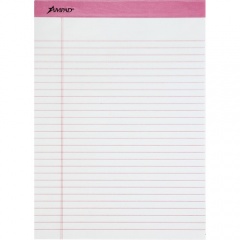 TOPS Pink Binding Writing Pads - Letter (20098)