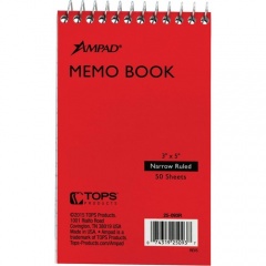 Ampad Topbound Memo Book (25093)