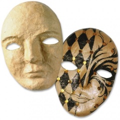 Creativity Street 8" Papier Mache Mask (4190)
