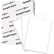 Springhill 8.5x11 Inkjet, Laser Printable Multipurpose Card Stock - White - Recycled (015101)