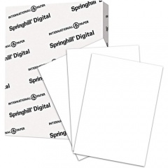 Springhill 8.5x11 Inkjet, Laser Printable Multipurpose Card Stock - White - Recycled (015300)