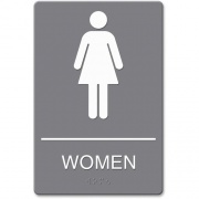 Headline ADA Women Restroom Sign with Symbol (4816)