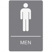 Headline ADA Men's Restroom Sign with Symbol (4817)