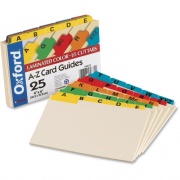Oxford A-Z Laminated Tab Card Guides (04635)