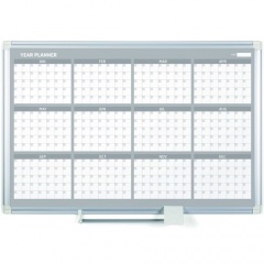 MasterVision 36" 12-month Calendar Planning Board (GA03106830)