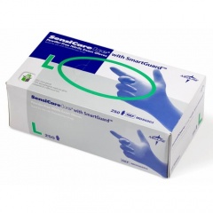 Medline SensiCare Ice Blue Nitrile Exam Gloves (MDS6803)