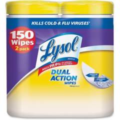 Reckitt Benckiser Lysol Dual Action Cleaning Wipes (84922)
