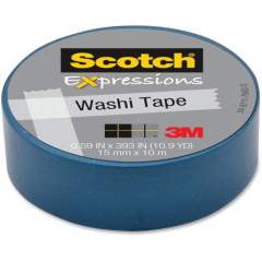 3M Scotch Expressions Washi Tape (C314BLU)