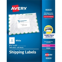 Avery Laser/Inkjet White Shipping Labels (95935)