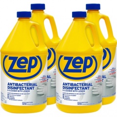 Zep Antibacterial Disinfectant Cleaner with Lemon (ZUBAC128CT)