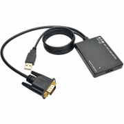Tripp Lite VGA to HDMI Component Adapter Converter with USB Audio Power VGA to HDMI 1080p (P116003HDU)
