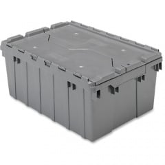 Akro-Mils Attached Lid Storage Container (39085GREY)