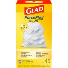 Glad ForceFlex Tall Kitchen Drawstring Trash Bags (78362)