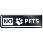 U.S. Stamp & Sign HeadLine No Pets Window Sign (9439)
