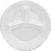 Dart 3-sect Disposable Foam Dinnerware Plate (10CPWQ)