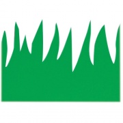 Hygloss Green Grass Design Border Strips (33601)