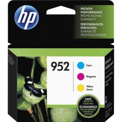HP 952 3-pack Cyan/Magenta/Yellow Original Ink Cartridges (N9K27AN)