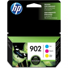 HP 902 3-pack Cyan/Magenta/Yellow Original Ink Cartridges (T0A38AN)
