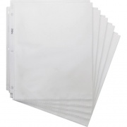 Business Source Top-loading 3-hole Sheet Protectors (74552)