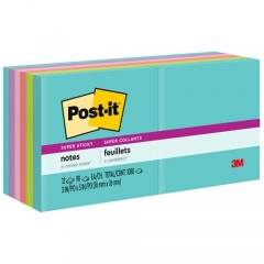 Post-it Super Sticky Notes - Miami Color Collection (65412SSMIA)