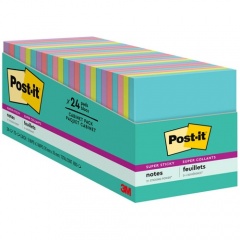 Post-it Super Sticky Notes - Miami Color Collection (65424SSMIACP)