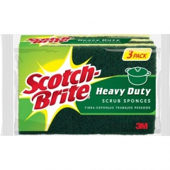 Scotch-Brite Heavy-Duty Scrub Sponges (HD3CT)